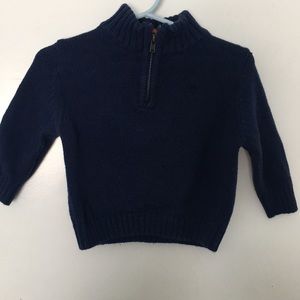 3/$10 blue izod pullover knit sweater 12 mo